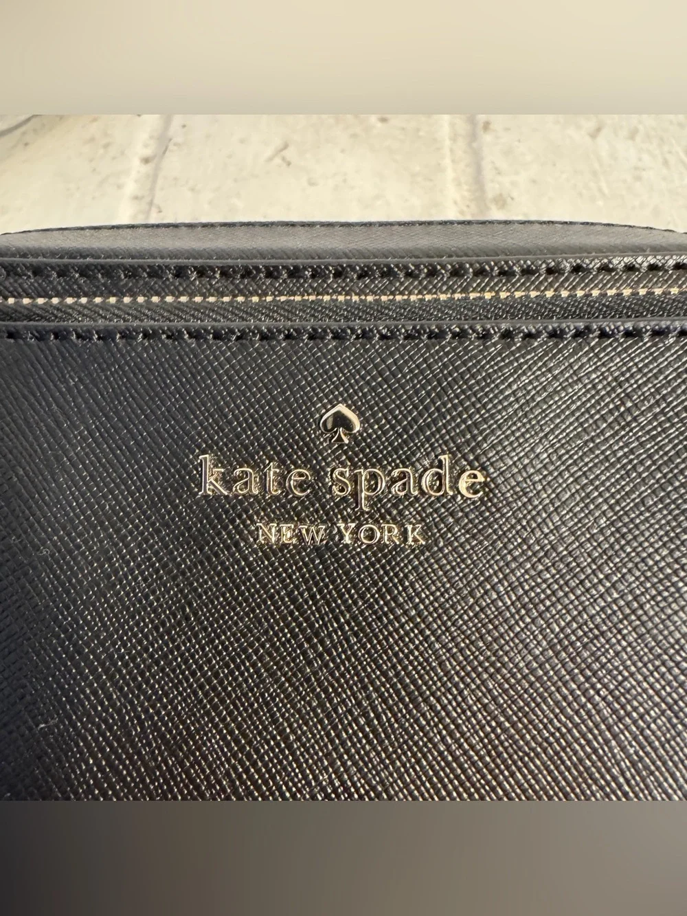 Kate Spade New York Staci Dual Zip Crossbody Bag in Black Saffiano Leather - NWT - Picture 4 of 15